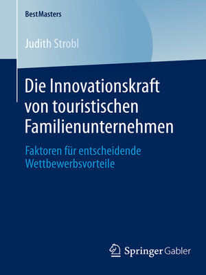 cover image of Die Innovationskraft von touristischen Familienunternehmen